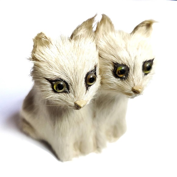 Vintage | Miniature Cats Fur Animals